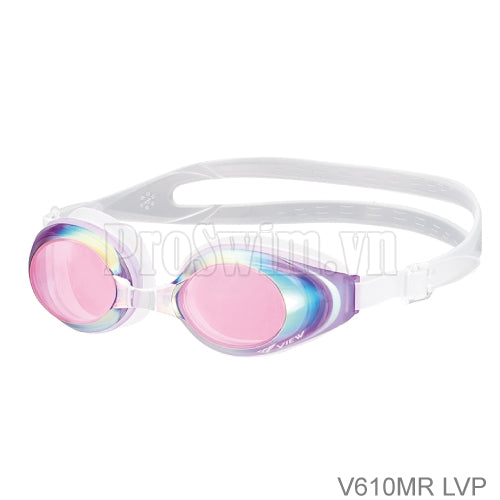 Kính Bơi Nhật V610 Tráng Gương Hồng Tím - ProSwim.vn
