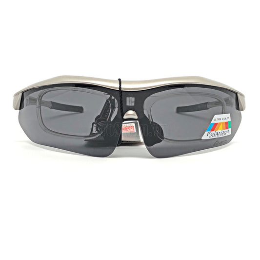 Kính Thể Thao 3 Tròng Mắt Basto BS202 Bạc - Kính Xe Đạp - Kính Tennis - Có Phân Cực