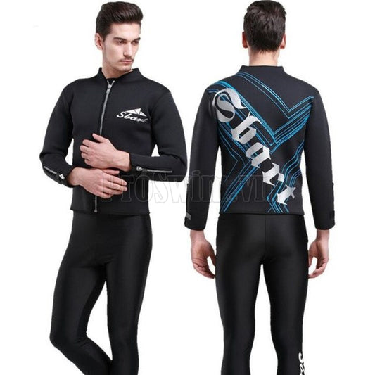 Áo Bơi Nam Giữ Nhiệt Dạng Vest Kéo Khoá Sbart Dày 3mm - ProSwim.vn