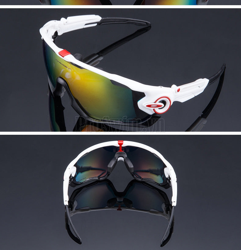 Kính Xe Đạp Thể Thao Chạy Bộ Phản Quang Cho Đi Trời Nắng