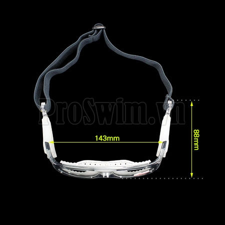 Gọng Kính Đá Bóng Dành Cho Cận Nặng 0029 Ghi - ProSwim.vn