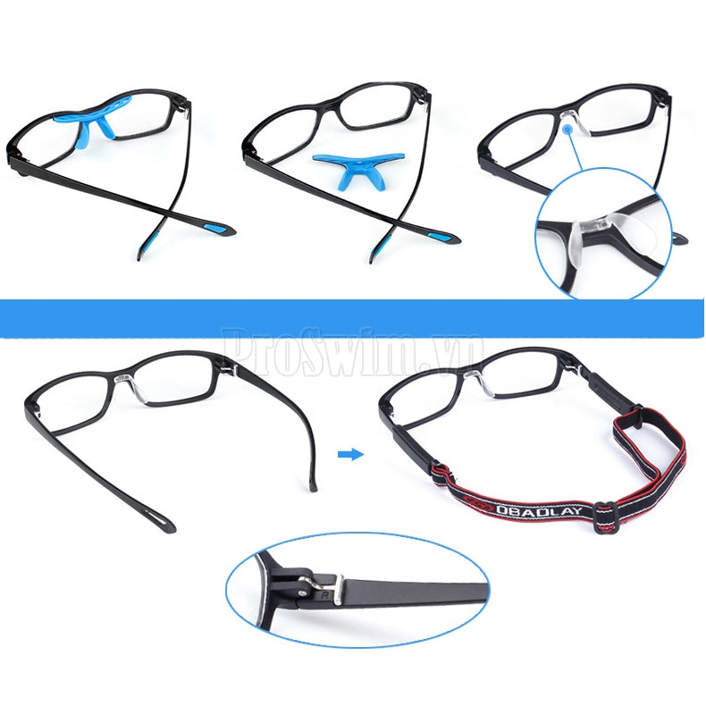 Gọng Kính Đá Bóng Bóng Rổ 2 Chức Năng Gọng Mảnh L010