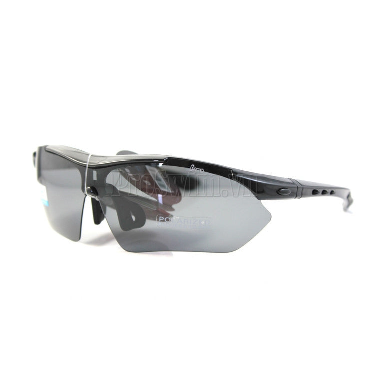 Kính Thể Thao Đi Xe Đạp 5 Tròng Basto BS102 Gọng Đen Tuyền (có khung gắn độ cận) - ProSwim.vn