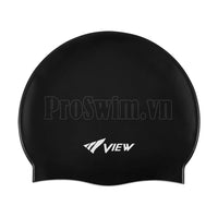 Mũ Bơi Silicone View - Màu Đen - ProSwim.vn