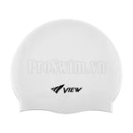 Mũ Bơi Silicone View - Màu Trắng - ProSwim.vn