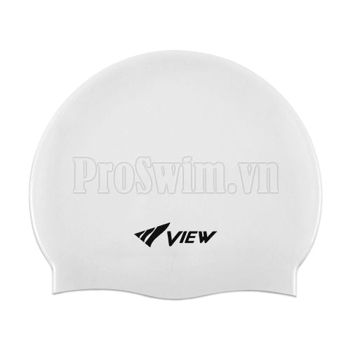 Mũ Bơi Silicone View - Màu Trắng - ProSwim.vn