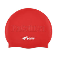Mũ Bơi View Silicone - Màu Đỏ - ProSwim.vn