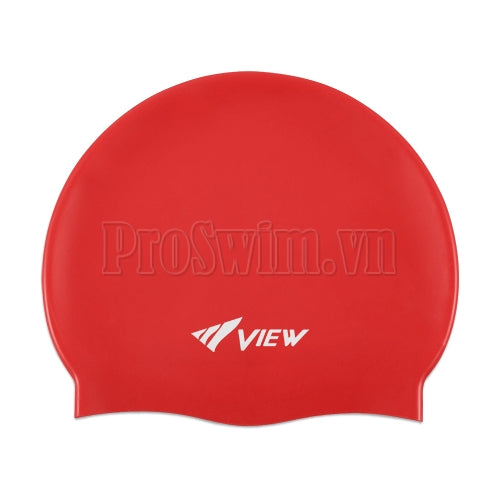 Mũ Bơi View Silicone - Màu Đỏ - ProSwim.vn