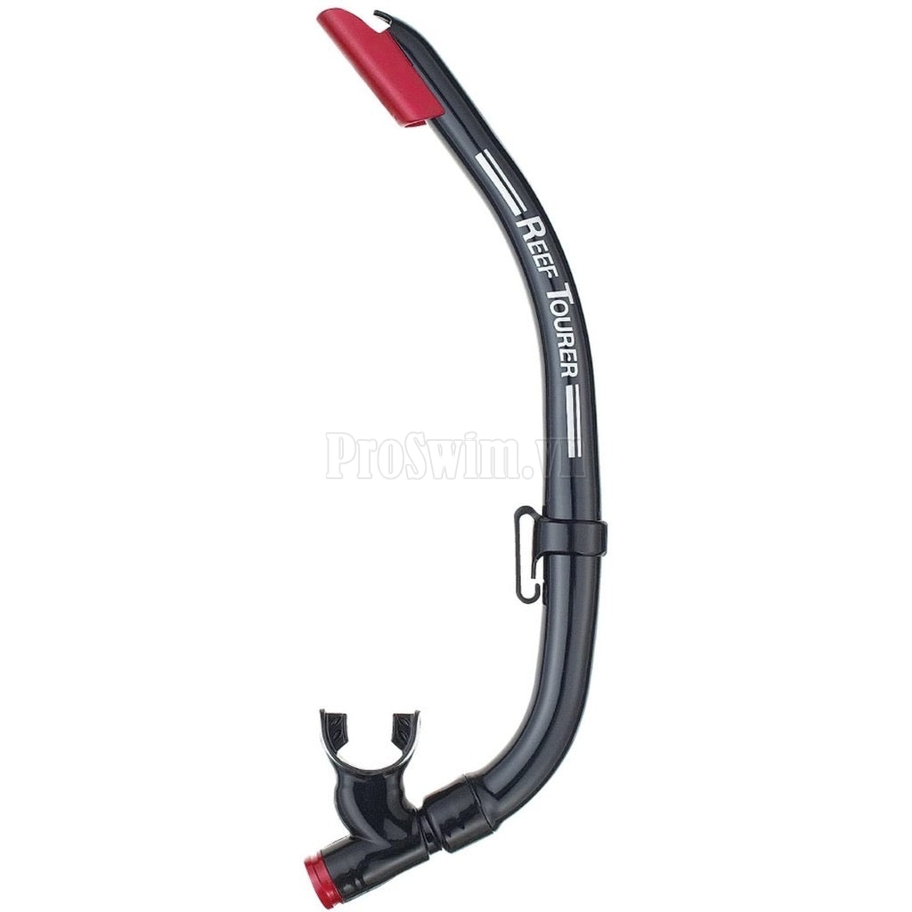 Bộ Mặt Nạ Ống Thở ReefTourer (set 2 món ) - Đỏ Đen - Xách Tay Nhật Bản