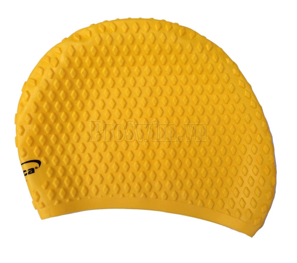 Mũ bơi silicone chống bí Aryca 010 Vàng - ProSwim.vn