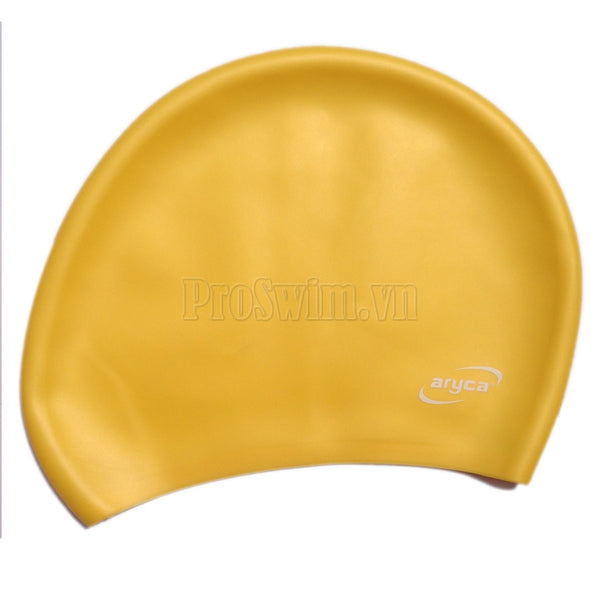 Mũ Bơi Cho Người Tóc Dài Aryca Vàng - ProSwim.vn