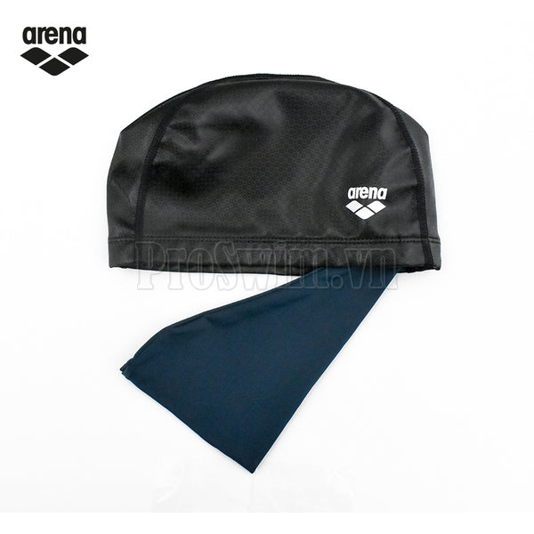 Mũ Bơi Vải Tráng Silicone Arena Có Hair Band Giữ Tóc Dài