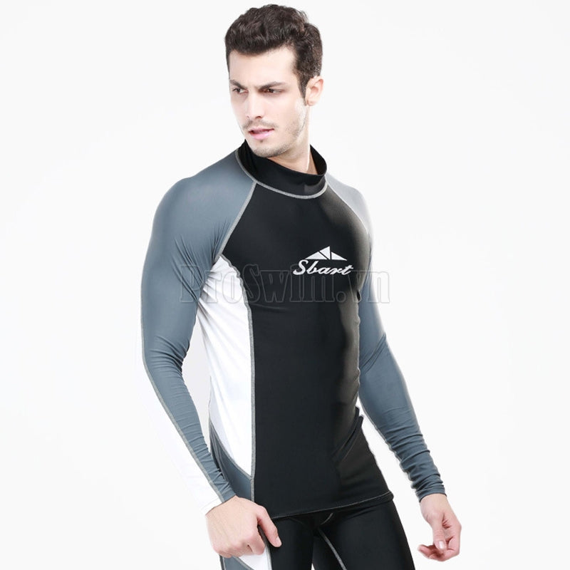 Set Combo Quần Áo Bơi Nam Dài Tay Sbart 711 Chống Nắng Chống UV - ProSwim.vn