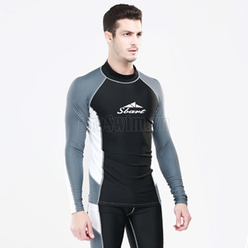 Áo Bơi Nam Dài Tay Sbart 711 Chống Nắng Chống UV - ProSwim.vn