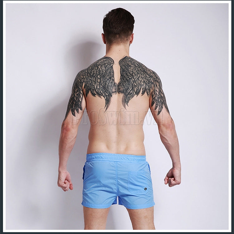 Quần Bơi Nam Đi Biển Desmiit G201 Xanh Lơ