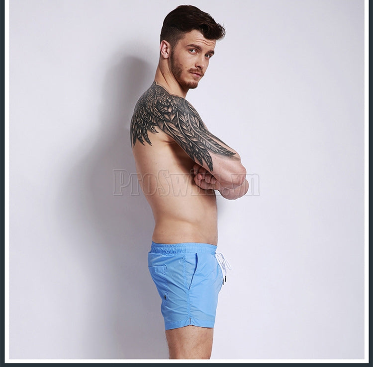 Quần Bơi Nam Đi Biển Desmiit G201 Xanh Lơ