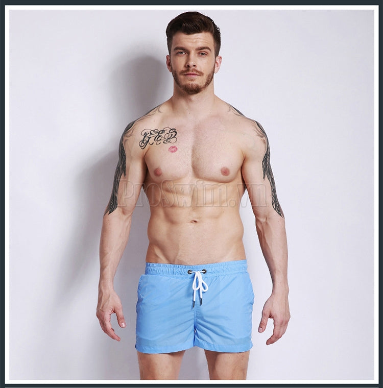 Quần Bơi Nam Đi Biển Desmiit G201 Xanh Lơ