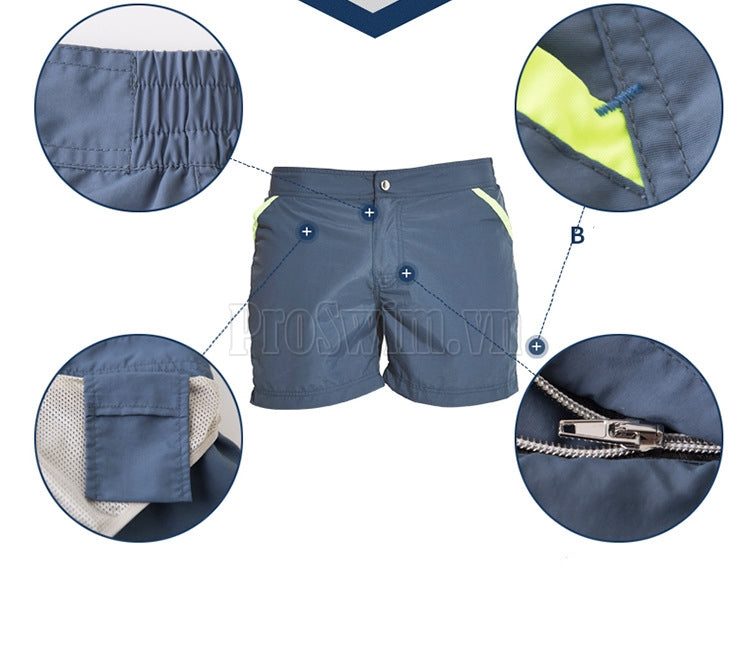 Quần Bơi Biển Nam Desmiit 8707 Xanh Nhạt