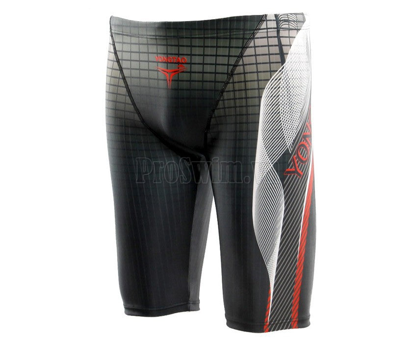 Quần Bơi Nam Lửng Yongtao 9693 Đen Đỏ