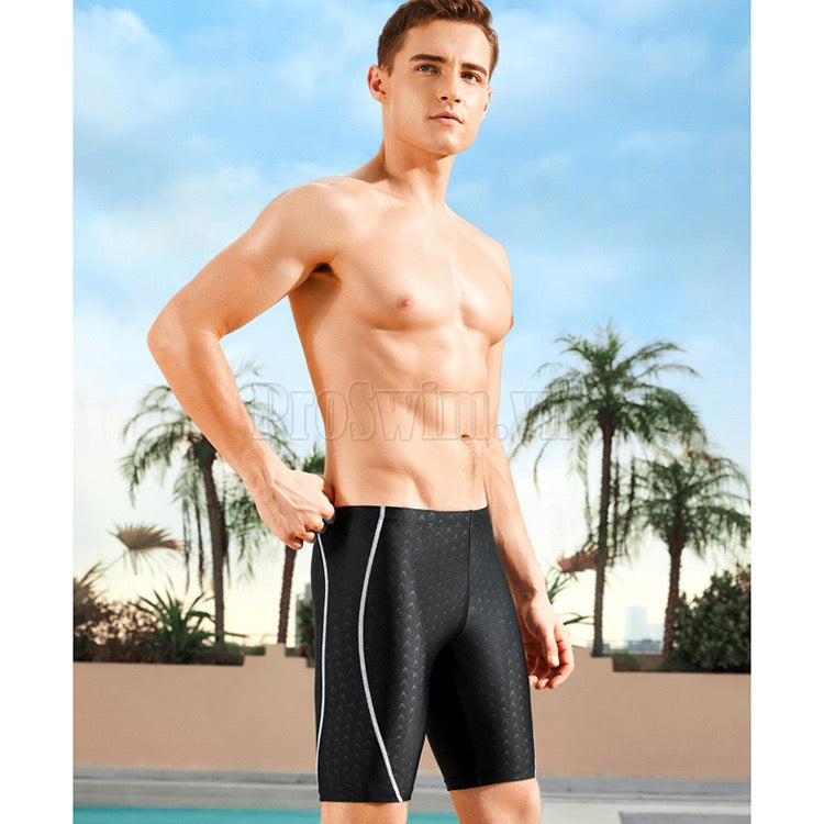 Quần Bơi Yingfa Cho Nam Dạng Lửng 3946 Đen