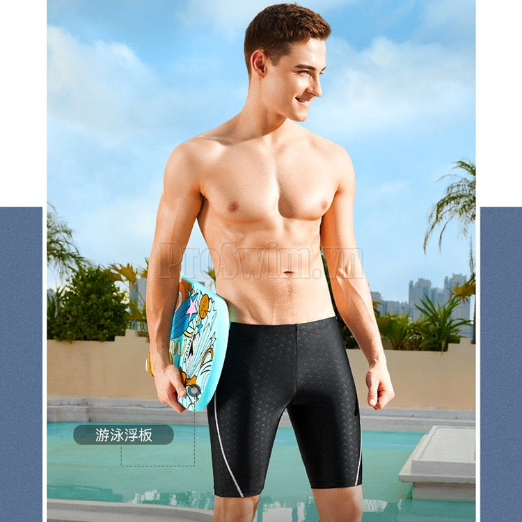 Quần Bơi Yingfa Cho Nam Dạng Lửng 3946 Đen