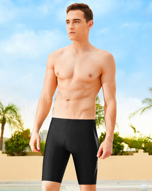 Quần Bơi Yingfa Cho Nam Dạng Lửng 3947 Đen Ghi - ProSwim.vn