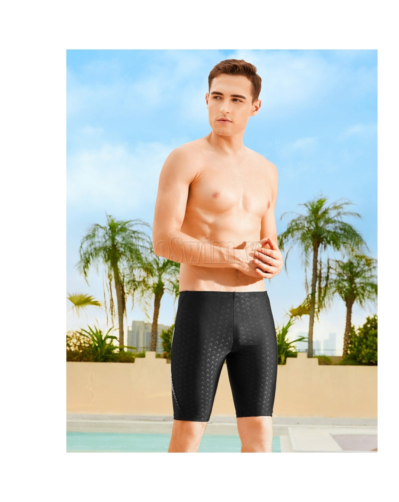 Quần Bơi Yingfa Cho Nam Dạng Lửng 3947 Đen Ghi - ProSwim.vn