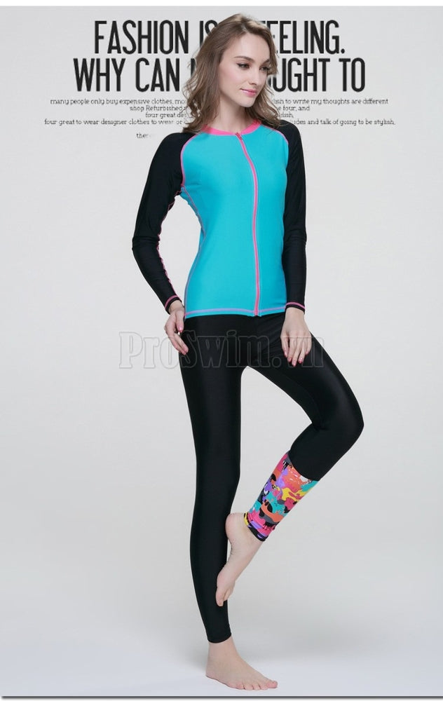 Quần Bơi Nữ Tới gót Sbart Đen Chân Hoa - ProSwim.vn