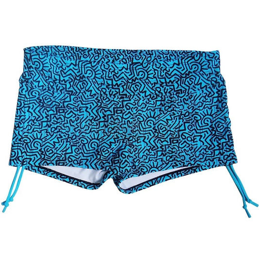 Quần Bơi Đùi Nữ Sbart 8014 Xanh Vằn - ProSwim.vn