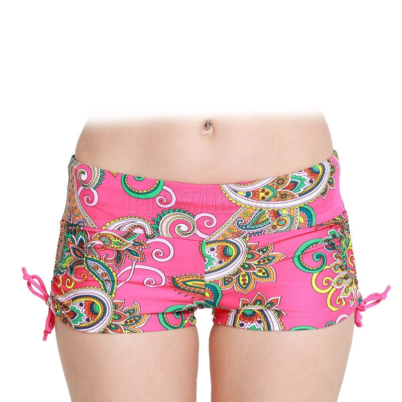 Quần Bơi Nữ Dạng Đùi Sbart 8014 Hoa Hồng - ProSwim.vn
