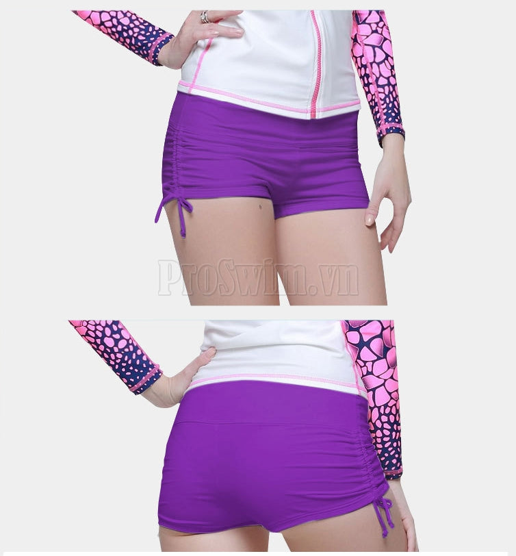 Quần Bơi Nữ Đùi Sbart 8014 Tím - ProSwim.vn