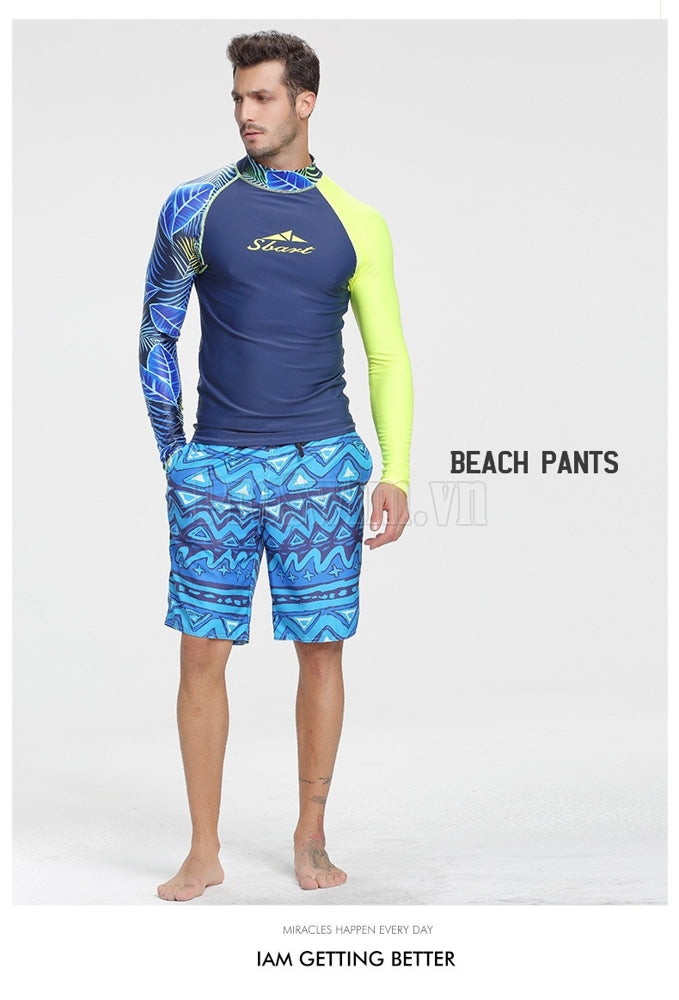 Quần Đi Biển Nam Sbart 218 Xanh - ProSwim.vn