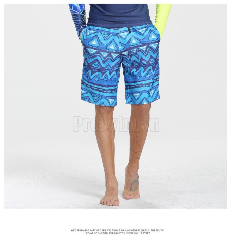 Quần Đi Biển Nam Sbart 218 Xanh - ProSwim.vn