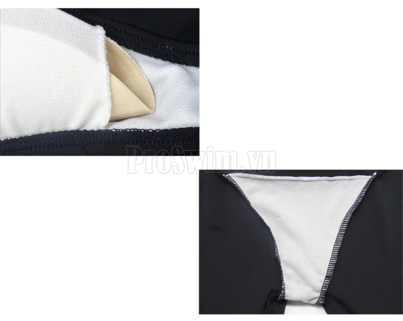 Bộ Đồ Bơi Nữ Liền Thân Khoét Nách Dài Tới Đùi - Xanh Dương - ProSwim.vn