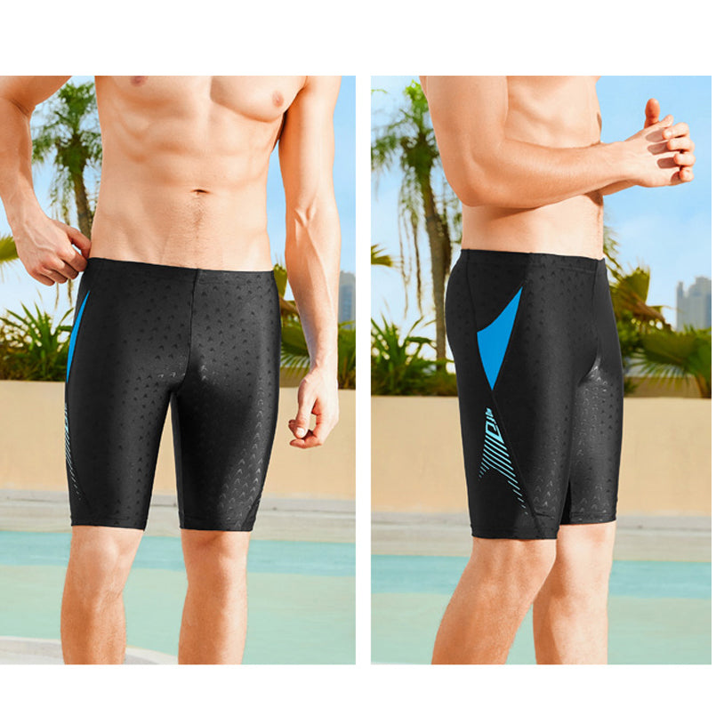 Quần Bơi Yingfa Cho Nam Dạng Lửng 3947 Đen Xanh