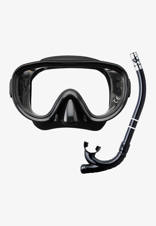 Bộ Mặt Nạ Ống Thở ReefTourer (set 2 món ) - Đen - Xuất Xứ Nhật Bản