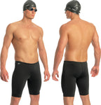 Quần bơi nam dạng lửng Speedo đen trơn - ProSwim.vn